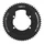 CHAINRING FOR ROAD BIKE - Ø 110 - 4 ARMS - For SHIMANO ULTEGRA R8000 / 6800 TA SPEED 2-X110 (AERO)  54 Teeth-  COMPATIBLE 105  5800+R7000/DURA ACE 9000+9100 Black Ø.FOR SHIMANO ULTEGRA R8000 / 6800  11 Speed (ASK FOR BOLT KIT NON-INCLUDED)