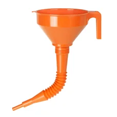 FUNNEL - PRESSOL - POLYETHYLENE ORANGE Ø  160mm WITH FLEXIBLE EXTENSION   (SOLD PER UNIT)