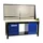 PROFESSIONNAL WORKBENCH - width2m (+ wall panel with hooks for tools,vice, 4 metalic drawers,wardrobe) -BICISUPPORT-