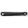 MANIVELLE GAUCHE 175 NEWTON ALU FORGE ETROITE NOIR (SUR CARTE)