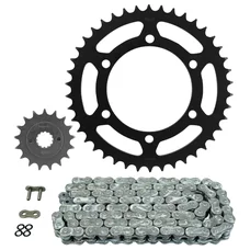 KIT CHAINE ADAPTABLE KAWASAKI 500 ER-5 1997>2006  520  17x42  (DIAM COURONNE 110/130/10.5)  (DEMULTIPLICATION ORIGINE)  -AFAM-