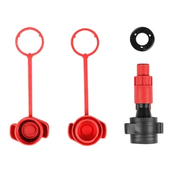 BEC VERSEUR/DE REMPLISSAGE AUTO-STOP POUR JERRYCAN/BIDON ESSENCE/CARBURANT PRESSOL POLYPROPYLENE ROUGE