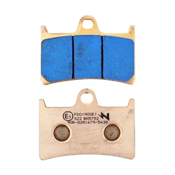 BRAKE PADS NEWFREN FOR YAMAHA 500 TMAX 2008>2011 Front   530 TMAX 2012>2017 Front   (L 69.5mm - H 51mm - thk 8.5mm)  (FD0190BE)  (SCOOTER ELITE SINTERED)