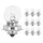 LIGHT BULB 12V 5W STANDART G25.5 FOOT P26S CLEAR (HEADLIGHT) (SOLD PER 10)  -SELECTION P2R-