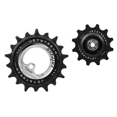 GALET DERAILLEUR TRIPEAK 12-18 DENTS CERAMIC POUR DERAILLEUR 11V. ARGENT COMPATIBLE SHIMANO RD-81xx / 71xx (JEU DE 2)