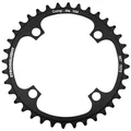 CHAINRING FOR MTB- Ø104 - 4arms-FOR SINGLE- 36T.  Ø104 BLACK -ALUMINIUM- 7075 STRONGLIGHT .- Thickness 3,5 mm - 8/9 Speed.