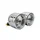 PHARE/OPTIQUE MOTO AVOC DOUBLE DIAM 90 mm LAMPE H4 + FEU DE POSITION CHROME ENTRAXE DE FIXATION 210mm (HOMOLOGUE CE)
