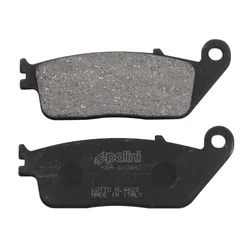 BRAKE PADS -POLINI FOR YAMAHA 125-250-400 XMAX 2010> / MBK 125 SKYCRUISER 2010> / KYMCO 125-300 DOWNTOWN, 250-500 X-CITING, 300 PEOPLE GTI  (L 102mm - H 39mm - thk9.8mm)  (174.0071)  (ORIGINAL)