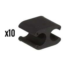 ATTACHE GAINE FREIN/DERAILLEUR ELVEDES NOIR 2,5 - 5 mm (VENDU PAR 10) -COMPATIBLE DI2