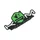 AUTOCOLLANT/STICKER KRM PRO RIDE 80x40 mm VERT (VENDU A L'UNITE)
