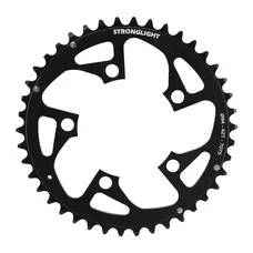CHAINRING FOR MTB-5 arms- FOR TRIPLE 42 Teeth Ø94 BLACK- External STRONGLIGHT ALU 7075 - 8/9 Speed.