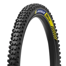 PNEU VTT GRAVITY 27.5 X 2.40 MICHELIN DH22 RACING LINE NOIR STICKERS BLEU/JAUNE TUBELESS READY TS (61-584)
