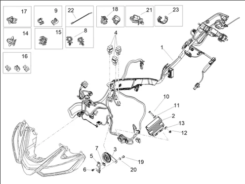 Circuit electrique AV
