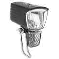 ECLAIRAGE VELO POUR MOYEU DYNAMO AVANT SUR FOURCHE MARWI EXTREME 80 LUX NOIR BOUTON SWITCH ON/OFF