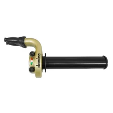 THROTTLE HANDLE FOR MOTORBIKE (RACING TYPE) DOMINO KRR 03 SHORT STROKE - GOLD (DUAL CABLES)