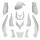 FAIRINGS/BODY PARTS FOR MAXISCOOTER  YAMAHA 500 TMAX 2001>2007 GLOSS WHITE -GENUINE STYLE- (KIT 12 PARTS)