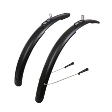 MUDGUARD FOR URBAN/MTB - QUICK ASSEMBLY- ZEFAL TRAIL 65mm BLACK (PAIR) FOR TYRES : 650B/700C/26"/27.5"/29" - MAX WD 2.4"