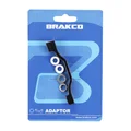 ADAPTATEUR / REHAUSSE FREIN A DISQUE VTT POST-MOUNT AVANT / ARRIERE BRAKCO ETRIER 203mm POUR DISQUE 220mm
