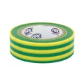 RUBAN ADHESIF HPX ISOLANT XB1910 JAUNE/VERT 19mm x 10M (RESISTANCE DE -50°C à +80°C, 5000V)