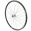 WHEEL FOR TREKKING BIKE- 700X35 FRONT P2R -ALUMINIUM BLACK DOUBLE-WALLED - ALUMINIUM HUB - -QUICK RELEASE