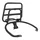 PORTE BAGAGE SCOOT AR POUR PIAGGIO 50-125 VESPA PRIMAVERA 2013>, SPRINT 2013> NOIR (REPLIABLE) -SELECTION P2R
