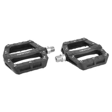 PEDALE VTT NEWTON ALU NOIR ANODISE 9/16" ROULEMENT DU ET SCELLE (PAIRE)