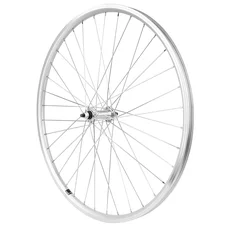 ROUE VTT PATIN 27.5" ER10 AVANT MOYEU ALU AXE PLEIN (VENDU AVEC ECROU M9) JANTE 19C ARGENT 36 RAYONS ARGENT