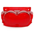 CABOCHON FEU ARRIERE SCOOT ADAPTABLE MBK 50 OVETTO 1997>2007/YAMAHA 50 NEOS 1997>2007 ROUGE  -REPLAY-