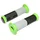 REVETEMENT POIGNEE REPLAY SCOOT 3D NOIR/ARGENT/VERT OPEN END livré avec cache 125mm (PAIRE) -QUALITE PREMIUM MADE IN TAIWAN-  (OFFRE LIMITEE)
