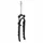 FOURCHE VTC 28 " ZOOM SWIFT ALU RESSORT NOIR DEB. 75mm COMPATIBLE FREIN A DISQUE PIVOT (215/70mm) FILETE 1"1/8-25,4 INTERIEUR avec fixation pour porte bagage