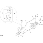 Sélecteurs internes de la boîte de vitesses