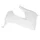 LEFT SIDE COVER FOR TANK FOR 50cc MOTORBIKE DERBI 50 SENDA 1994>2010 GLOSS WHITE- SELECTION P2R