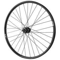 ROUE VTT DISQUE BLOCAGE 26" KLIXX TUBELESS READY ARRIERE NOIR MOYEU SHIMANO TC500 CASSETTE 11/10/9V CENTERLOCK AXE TRAVERSANT 12/142 - JANTE 23C 32 RAYONS ALL MOUNTAIN