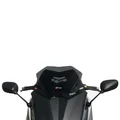 PARE-BRISE/SAUTE VENT MAXISCOOTER POUR YAMAHA 530 TMAX 2012>2016 FUME FONCE (H 350mm - L 450mm)  -FACO-