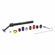 AXE TRAVERSANT / BLOCAGE RAPIDO ROUE ROUTE AVANT LG 105mm M12x100 COMPATIBLE TOUT FILETAGE