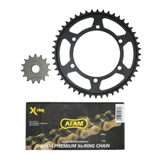 KIT CHAINE ADAPTABLE YAMAHA 600 FZS FAZER 1998>2003  530  15x48  (DIAM COURONNE 130/150/10.5)  (DEMULTIPLICATION ORIGINE)  -AFAM-