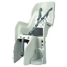 PORTE BEBE/SIEGE ENFANT ARRIERE POLISPORT A FIXER SUR PORTE BAGAGE FIXATION ETAU JOY CREME COUSSIN GRIS (9 A 22Kgs) HOMOLOGUE EN 14344