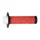 REVETEMENT POIGNEE PROGRIP MOTO OFF ROAD 809 SIMPLE DENSITE NOIR/ROUGE CLOSED END 115mm (AVEC LOCK ON - LIVRER AVEC 7 EMBOUTS 2T ou 4T) (CROSS/MX) (PAIRE)