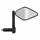 RETROVISEUR VELO GAUCHE OU DROIT NEWTON LOSAN NOIR FIXATION SUR CINTRE POUR VAE (MIROIR 10x5,5 cm)