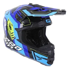 CASQUE CROSS ADULTE PROGRIP 3080 SPIRITS BLEU/NOIR L (ECE 22.06)