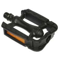 FLAT PEDAL FOR URBAN BIKE- NEWTON -RESIN--BLACK- 9/16" ON BEARINGS (PAIR)