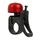 SONNETTE/TIMBRE POUR TROTTINETTE XIAOMI PRO, PRO 2, 1S, ESSENTIAL, MI 3, M365 NOIR/ROUGE  -SELECTION P2R-