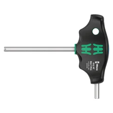 CLE ALLEN/6 PANS MANCHE EN T WERA 454 HEX PLUS  6x100mm NOIR/VERT (VENDU A L'UNITE)  -MARQUE ALLEMANDE POUR LES ATELIERS-