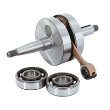 EMBIELLAGE/VILEBREQUIN 50 A BOITE RACING ADAPTABLE MINARELLI 50 AM6/BETA 50 RR/HM 50 CRE/RIEJU 50 MRT/PEUGEOT 50 XPS/YAMAHA 50 TZR/MBK 50 X-POWER (AVEC 2 ROULEMENTS 6204C3 TN9)  -ATHENA-