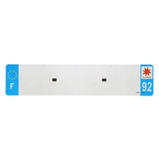 PLASTIC STRIP FOR BLANK PVC LICENSE PLATE (CAR FORMAT 520X110)-DEPT 92/EUROPE (SOLD PER UNIT)