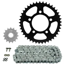 KIT CHAINE ADAPTABLE HONDA 500 CB X ABS 2019>2022, CB HORNET 2024>, 500 CB F 2022>  520  15x41  (DIAM COURONNE 84/110/12.25)  (DEMULTIPLICATION ORIGINE)  -AFAM-