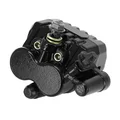 BRAKE CALIPER (FRONT) FOR CHINESE SCOOT - DUAL PISTON - BLACK  -P2R-