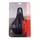 SADDLE- NEWTON FOR CHILDREN RAV BLACK / RED PATTERN 210x130mm -STEEL RAIL - BLACK-WITH ERGO HOLE