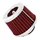 FILTRE A AIR REPLAY REACTEUR CHROME GRILLE ROUGE FIXATION DROITE DIAM 35/28
