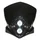 PLAQUE PHARE/TETE DE FOURCHE 50 A BOITE UNIVERSEL REPLAY DUKE NOIR HALOGENE 2X20W